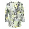 Chalou long sleeve blouse from the collection - fashion plus size - green, details back