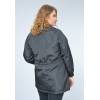 Womans jacket plus size Chalou-black Gratia, back stylisation