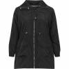 Womans jacket plus size Chalou-black Gratia, front