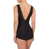 FELINA One-piece swimsuit -  V neckline Basic Line 5201201 black back