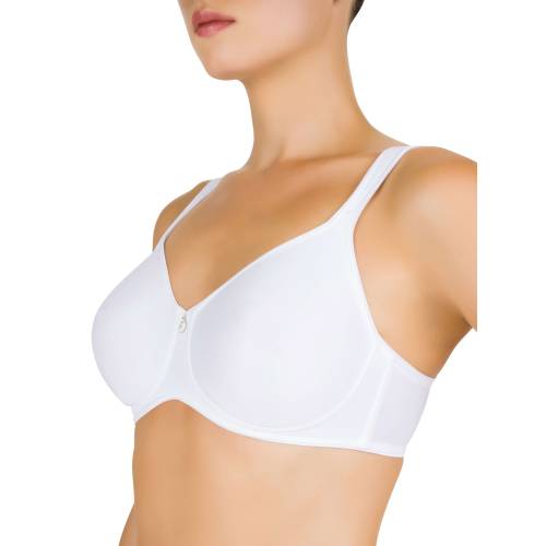 Felina 203201 thermoformed wireless bra PURE BALANCE white, side
