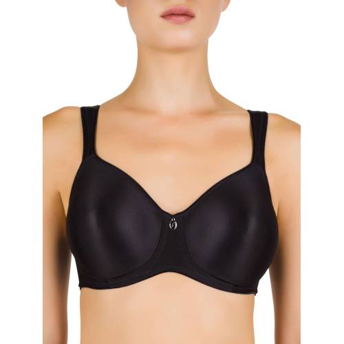 Felina 203201 thermoformed wireless bra PURE BALANCE black, front