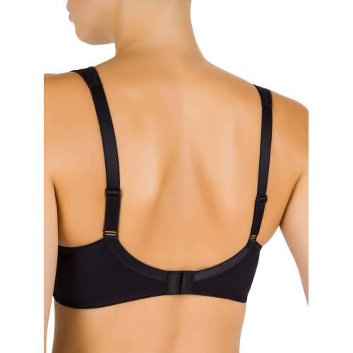Felina 203201 thermoformed wireless bra PURE BALANCE black, back