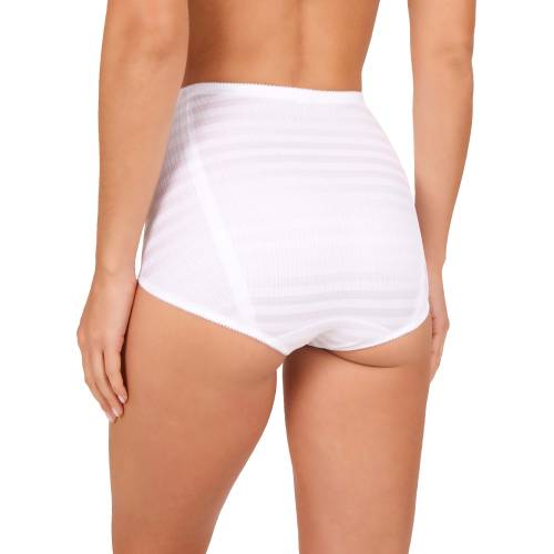 Felina 8076 High Waist Panties WEFTLOC white back