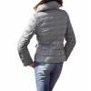 Heine elegant short women's down jacket, grey down, back